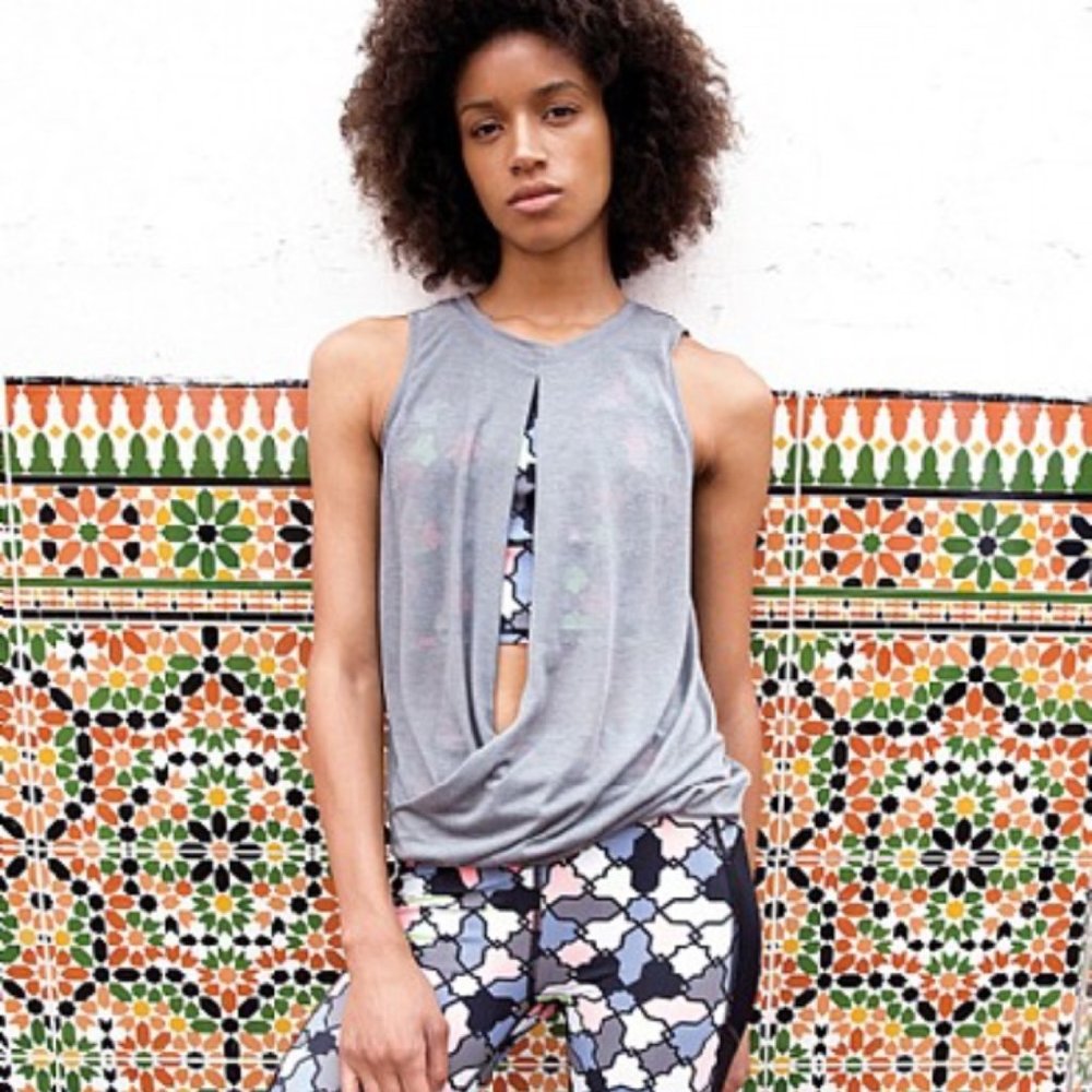 Airy light and flowy workout top